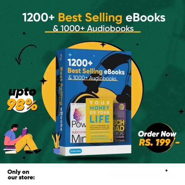 1200+ Best Selling E-Books & 1000+ Audiobooks Bundle